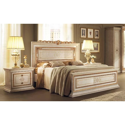 AC Leonardo Double bedstead with crown