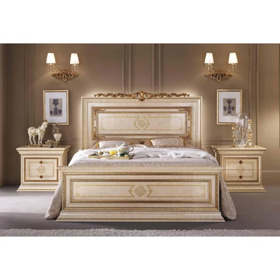 AC Leonardo Double bedstead with crown