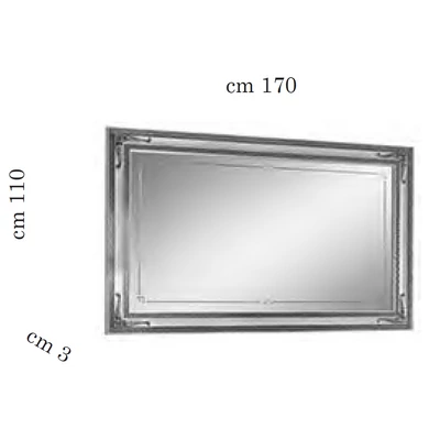 AC Leonardo Day Wide mirror without crown