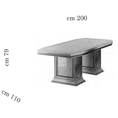 AC Leonardo Day Dining table 200x110 cm