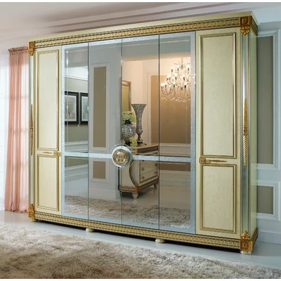 AC Liberty 6-doors cabinet with 4 mirrored doors