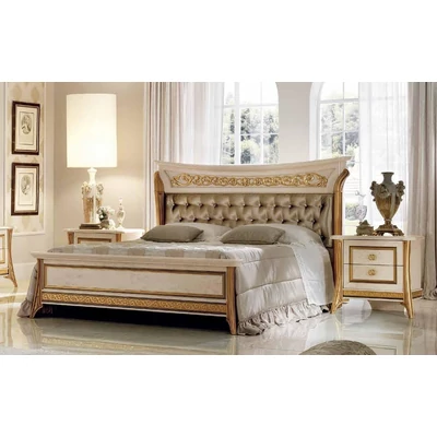 AC Melodia Double bedstead with upholstered headboard