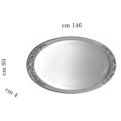 AC Melodia Day Oval wide mirror