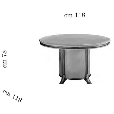 AC Melodia Day Round dining table 118x118 cm (+40 cm extendable)