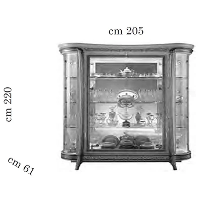 AC Melodia Day 4-doors display cabinet