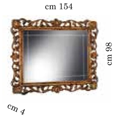 AC Modigliani Day Decorated wide mirror