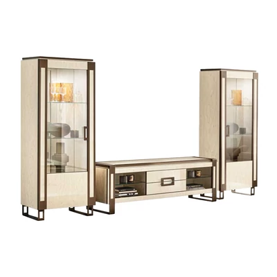 AC Poesia Day TV set (TV commode + 2x 1-door display cabinet)