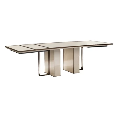 AC Poesia Day Dining table 200x115 cm (+2x50 cm extendable) - with beige top