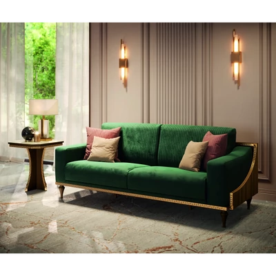 Dió kanapé Scarlet SM9 szövettel (B kategória) – AC Romantica Day