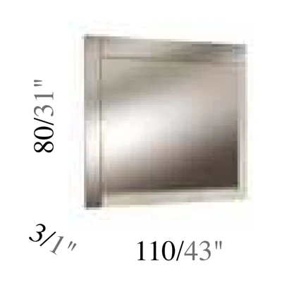 Marble Patterned Mirror with Asymmetrical Frame – AC Luce Day Light