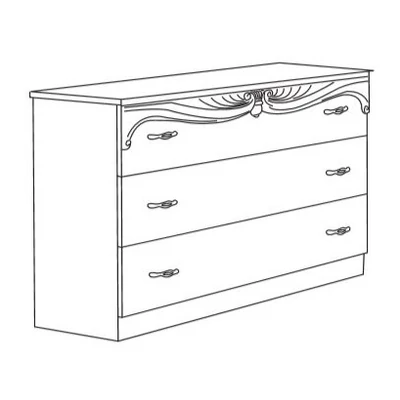 BC Giada Chest of drawers - white