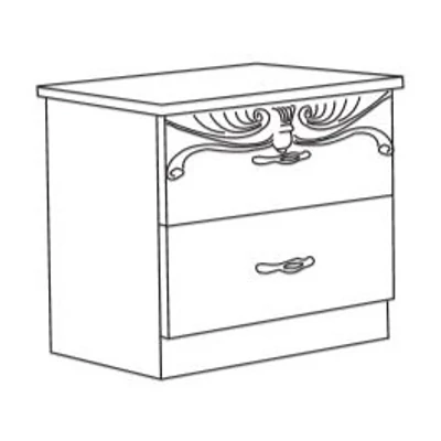 BC Giada Night table - mahogany