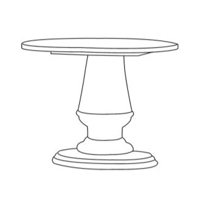 BC Venus Day Lamp table - white-silver