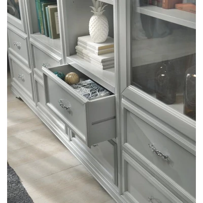 BL Marco Polo Day 2-doors bookcase with 8 drawers