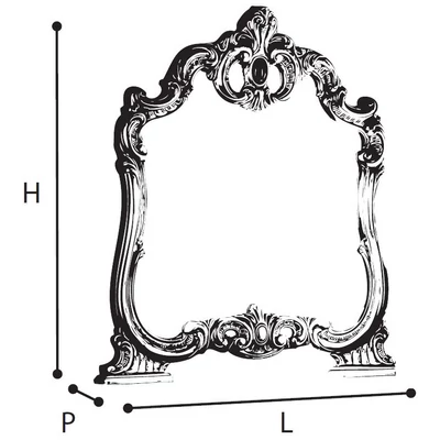 Barocco Mirror - gold