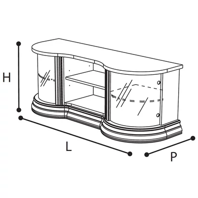 Leonardo Day TV commode