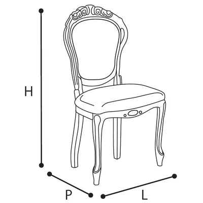 Leonardo Day Chair with standard fabric