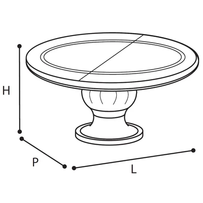 Leonardo Day Round dining table 110x110 cm (+38 cm extendable)