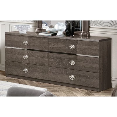 Nabucco Double chest of drawers - silver birch