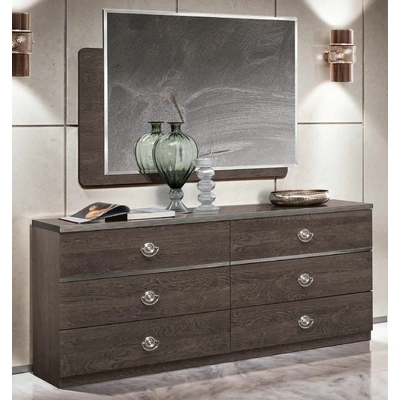 Nabucco Double chest of drawers - silver birch