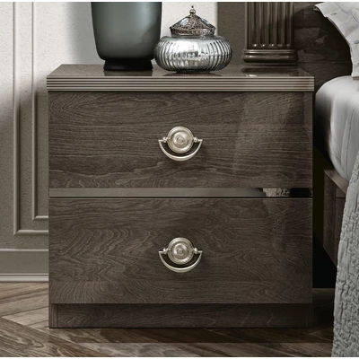 Nabucco éjjeliszekrény - ezüst nyír