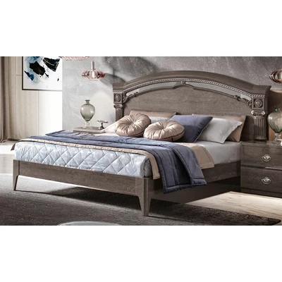 Nabucco Double bedstead, with short footboard - silver birch