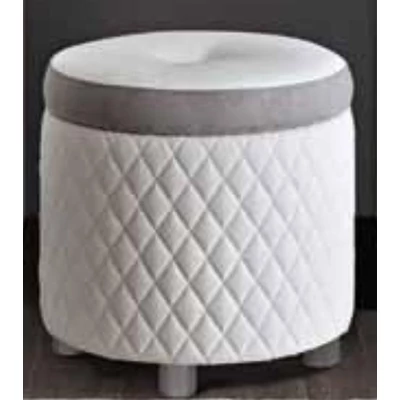 Puff steppelt bőr bevonattal – CA Dama Bianca Vanity