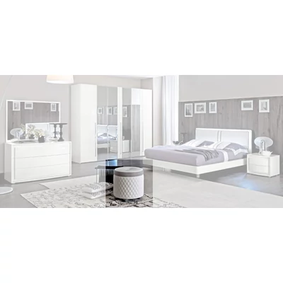 Dama Bianca VANITY Pouf with quilted leather cover 