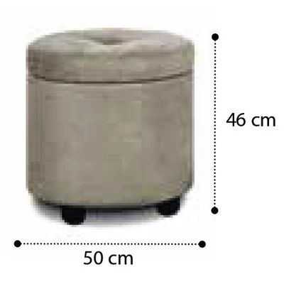 Platinum Pouf
