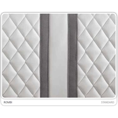 Dama Bianca VANITY Pouf with quilted leather cover 