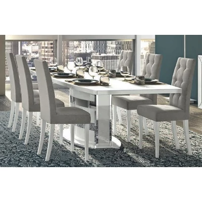 Dama Bianca Day Dining table 200x103 cm (+45 cm extendable)