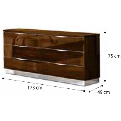Onda Double chest of drawers - white