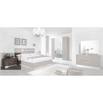 Platinum MAXI Night table - silver birch