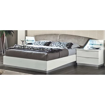 Fehér franciaágy-keret – CA Onda