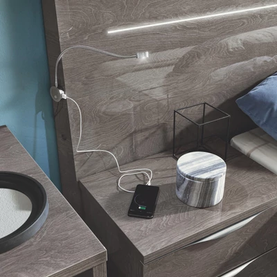 Platinum 2 hajlítható lámpa USB portal ágy fejvéghez