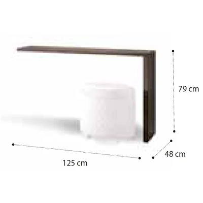 Platinum Dressing table frame - silver birch