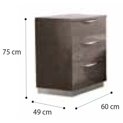Platinum Drawer element for the dressing table - silver birch