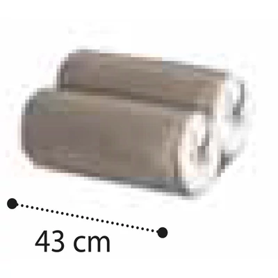 Onda Cylindrical cushions for the bench (2 pcs) - white