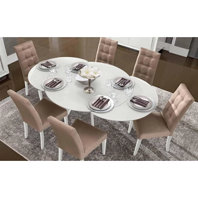 Dama Bianca Day Chair with TORTORA fabric