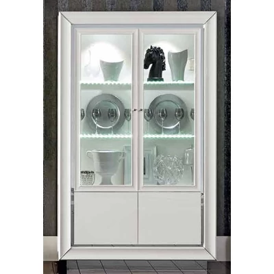 Dama Bianca Day 2-ajtós vitrines szekrény