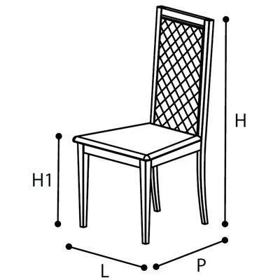 Platinum/Roma Day ROMBI Chair - silver birch
