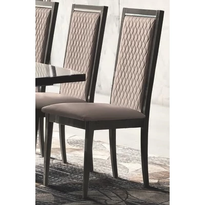 Elite Day ROMBI Chair with dark grey fabric - silver birch