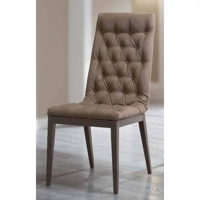 Platinum/Roma Day CAPITONNE’ Chair - silver birch