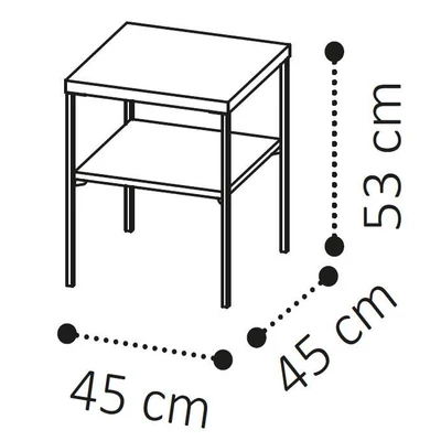 Elite Day Lamp table 45x45 cm - birch