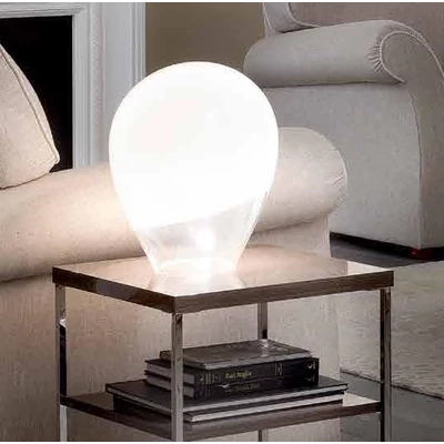 Platinum/Roma Day Lamp table - silver birch