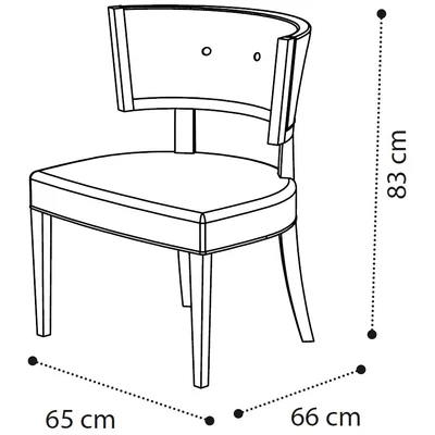 Ambra KLEO Easy chair with beige fabric