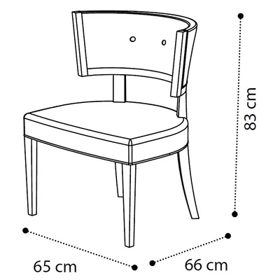 Ambra Day KLEO Easy chair with beige fabric