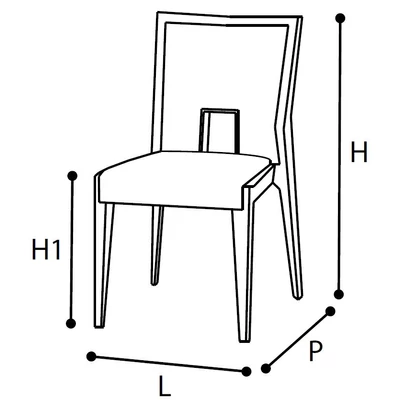 Platinum/Roma Day AMBRA Chair - white