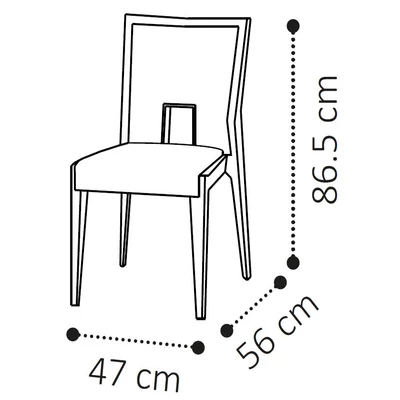 Tekno AMBRA Chair - silver birch
