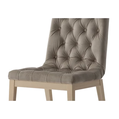 Ambra Day CAPITONNE’ Chair with dark grey fabric